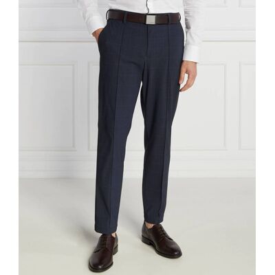 Boss BLACK Spodnie Perin Regular Fit granatowy 56 Boss BLACK Spodnie Perin Regular Fit granatowy 56