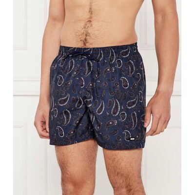 Boss BLACK Szorty kąpielowe Paisley_AOP Regular Fit granatowy M Boss BLACK Szorty kąpielowe Paisley_AOP Regular Fit granatowy M