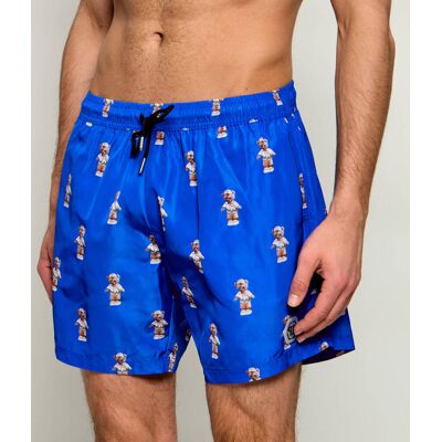 Philipp Plein Szorty kąpielowe Regular Fit granatowy L Philipp Plein Szorty kąpielowe Regular Fit granatowy L
