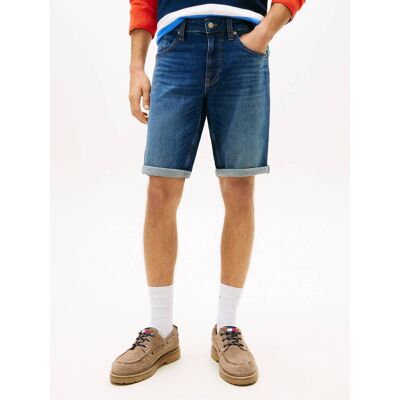 Tommy Jeans Jeansowe szorty Ronnie Slim Fit granatowy 30 Tommy Jeans Jeansowe szorty Ronnie Slim Fit granatowy 30