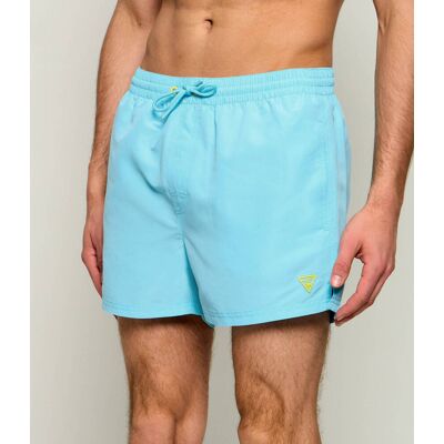 Guess Underwear Szorty kąpielowe NEW BASIC Regular Fit błękitny S Guess Underwear Szorty kąpielowe NEW BASIC Regular Fit błękitny S