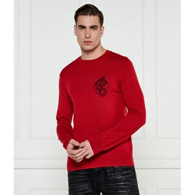 Giorgio Armani Exchange Sweter Regular Fit z dodatkiem wełny czerwony XL Giorgio Armani Exchange Sweter Regular Fit z dodatkiem wełny czerwony XL
