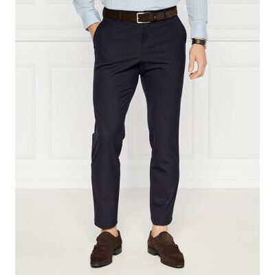 Boss BLACK Spodnie P-Genius-EL Slim Fit granatowy 56 Boss BLACK Spodnie P-Genius-EL Slim Fit granatowy 56