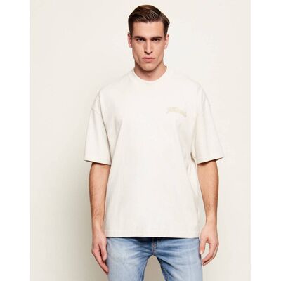 AllSaints T-shirt ODYSSEY Oversize fit beżowy XL AllSaints T-shirt ODYSSEY Oversize fit beżowy XL