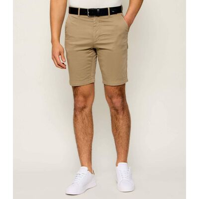 Boss ORANGE Szorty chino Slim Fit stretch beżowy 30 Boss ORANGE Szorty chino Slim Fit stretch beżowy 30