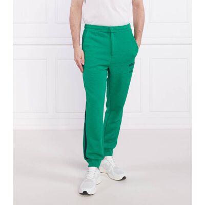 GREEN Spodnie dresowe BOSS X AJBXNG Hover AJ Regular Fit zielony M GREEN Spodnie dresowe BOSS X AJBXNG Hover AJ Regular Fit zielony M
