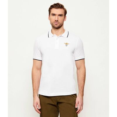 Aeronautica Militare Polo biały XXXL Aeronautica Militare Polo biały XXXL