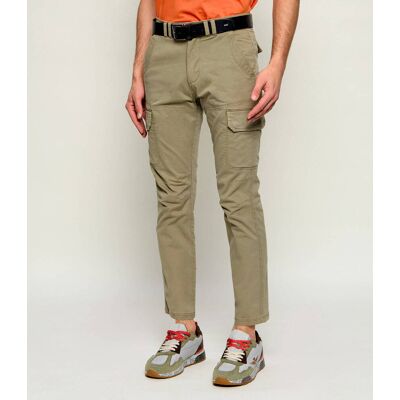 Aeronautica Militare Spodnie cargo Regular Fit khaki 52 Aeronautica Militare Spodnie cargo Regular Fit khaki 52