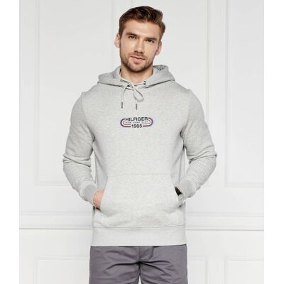 Tommy Hilfiger Bluza TRACK GRAPHIC Regular Fit szary L Tommy Hilfiger Bluza TRACK GRAPHIC Regular Fit szary L
