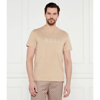 Boss BLACK T-shirt RN Regular Fit beżowy L Boss BLACK T-shirt RN Regular Fit beżowy L