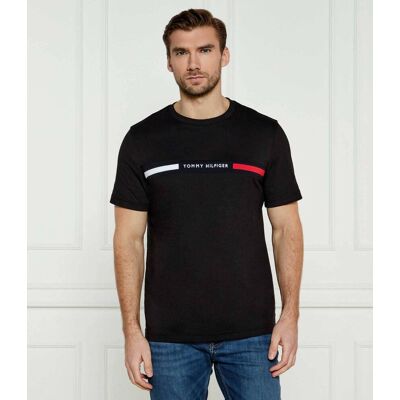 Tommy Hilfiger T-shirt Regular Fit czarny XS Tommy Hilfiger T-shirt Regular Fit czarny XS
