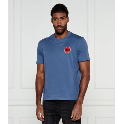 HUGO T-shirt Danetchorb Regular Fit niebieski XL HUGO T-shirt Danetchorb Regular Fit niebieski XL