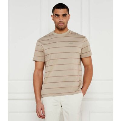 Calvin Klein T-shirt Comfort fit beżowy M Calvin Klein T-shirt Comfort fit beżowy M