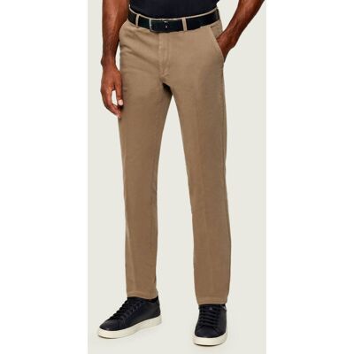 Boss BLACK Spodnie chino H-Kaiton1 Slim Fit brązowy 30/32 Boss BLACK Spodnie chino H-Kaiton1 Slim Fit brązowy 30/32