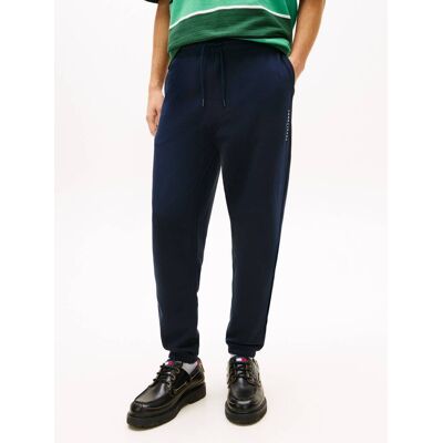 Tommy Jeans Spodnie dresowe Regular Fit granatowy M Tommy Jeans Spodnie dresowe Regular Fit granatowy M