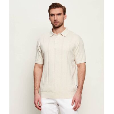 Barbour Polo Wellburn Regular Fit beżowy S Barbour Polo Wellburn Regular Fit beżowy S