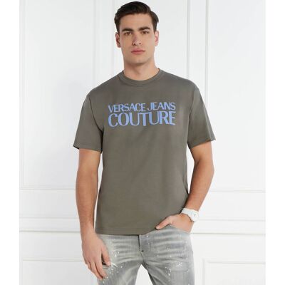 Versace Jeans Couture T-shirt MAGLIETTA Regular Fit khaki M Versace Jeans Couture T-shirt MAGLIETTA Regular Fit khaki M