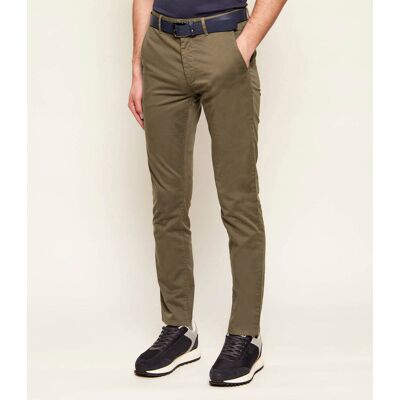 Boss ORANGE Spodnie chino Slim Fit brązowy 36/34 Boss ORANGE Spodnie chino Slim Fit brązowy 36/34