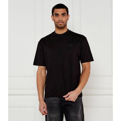 Boss ORANGE T-shirt Te_numbers Loose fit czarny XL Boss ORANGE T-shirt Te_numbers Loose fit czarny XL