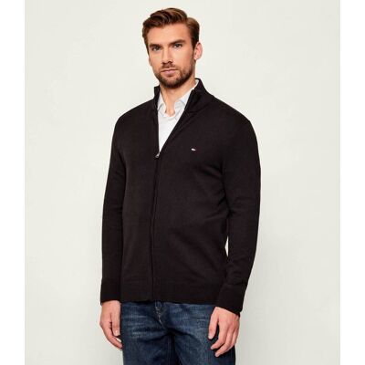 Tommy Hilfiger Sweter Regular Fit czarny M Tommy Hilfiger Sweter Regular Fit czarny M