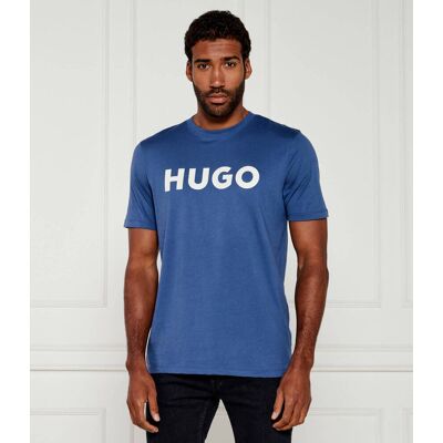 HUGO T-shirt Dulivio Regular Fit niebieski XL HUGO T-shirt Dulivio Regular Fit niebieski XL