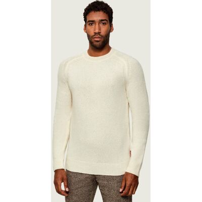 Joop! Jeans Sweter Pilo Regular Fit z dodatkiem wełny kremowy XL Joop! Jeans Sweter Pilo Regular Fit z dodatkiem wełny kremowy XL