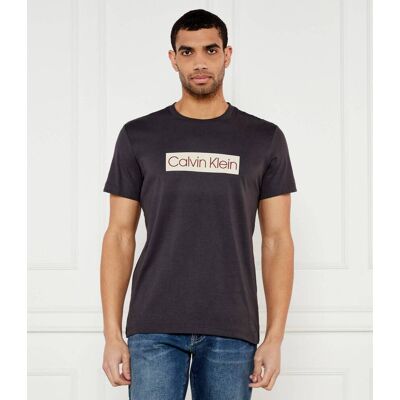 Calvin Klein Jeans T-shirt Regular Fit grafitowy S Calvin Klein Jeans T-shirt Regular Fit grafitowy S