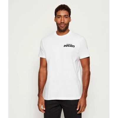 Dsquared2 T-shirt Dsquared2 x Ducati Regular Fit biały M Dsquared2 T-shirt Dsquared2 x Ducati Regular Fit biały M