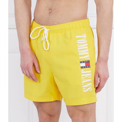 Tommy Hilfiger Szorty kąpielowe Slim Fit żółty M Tommy Hilfiger Szorty kąpielowe Slim Fit żółty M
