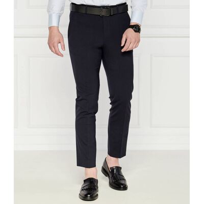Boss BLACK Spodnie chino h-george Custom slim fit granatowy 46 Boss BLACK Spodnie chino h-george Custom slim fit granatowy 46