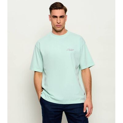 Boss ORANGE T-shirt Te_SurfWash Relaxed fit miętowy S Boss ORANGE T-shirt Te_SurfWash Relaxed fit miętowy S