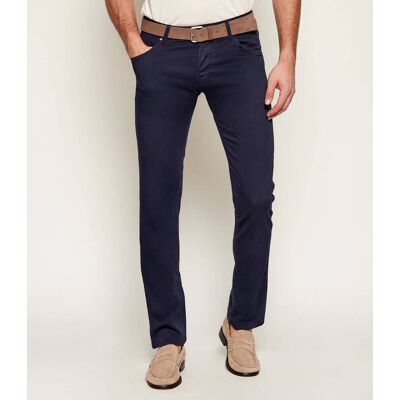 Jacob Cohen Spodnie NICK Slim Fit granatowy 38 Jacob Cohen Spodnie NICK Slim Fit granatowy 38