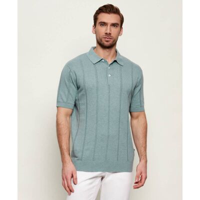 Barbour Polo Wellburn Regular Fit morski M Barbour Polo Wellburn Regular Fit morski M