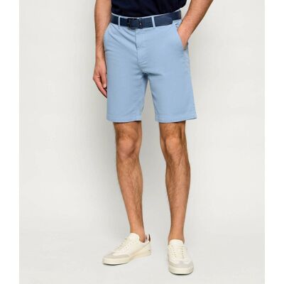 Boss ORANGE Szorty chino Slim Fit stretch błękitny 32 Boss ORANGE Szorty chino Slim Fit stretch błękitny 32