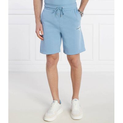 Calvin Klein Jeans Szorty MONOLOGO Regular Fit błękitny XXL Calvin Klein Jeans Szorty MONOLOGO Regular Fit błękitny XXL