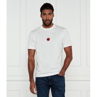 HUGO T-shirt Derdcho Loose fit biały XXL HUGO T-shirt Derdcho Loose fit biały XXL