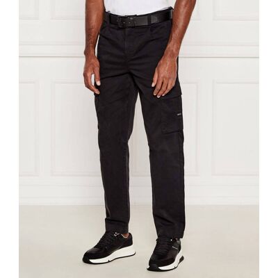 Boss ORANGE Spodnie cargo Sisla-9 Regular Fit czarny 36/32 Boss ORANGE Spodnie cargo Sisla-9 Regular Fit czarny 36/32