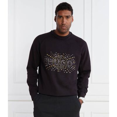 HUGO Bluza Docoa Regular Fit czarny M HUGO Bluza Docoa Regular Fit czarny M