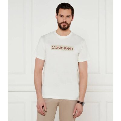 Calvin Klein Jeans T-shirt Regular Fit ecru L Calvin Klein Jeans T-shirt Regular Fit ecru L
