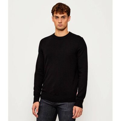 Joop! Jeans Wełniany sweter Laurelor Regular Fit czarny L Joop! Jeans Wełniany sweter Laurelor Regular Fit czarny L