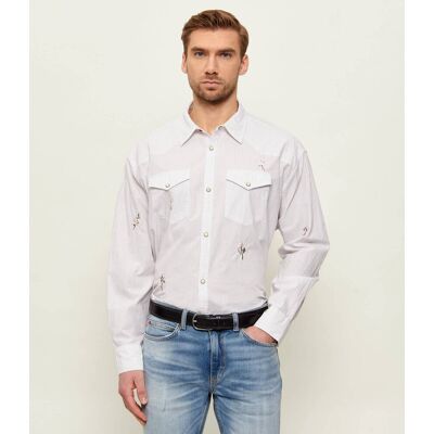 AllSaints Koszula PORTMAN Oversize fit ecru M AllSaints Koszula PORTMAN Oversize fit ecru M
