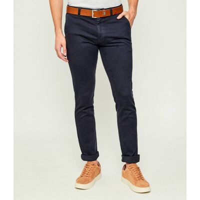 Boss ORANGE Spodnie chino Slim Fit granatowy 38/34 Boss ORANGE Spodnie chino Slim Fit granatowy 38/34