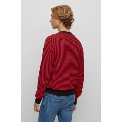 HUGO Sweter Sonderson Regular Fit czerwony XXL HUGO Sweter Sonderson Regular Fit czerwony XXL