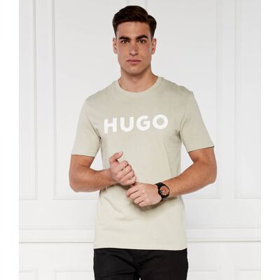 HUGO T-shirt Dulivio Regular Fit szary XS HUGO T-shirt Dulivio Regular Fit szary XS
