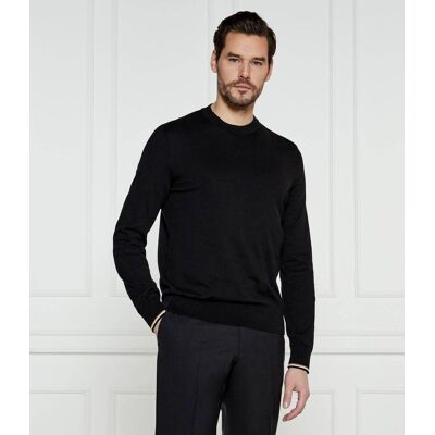 Boss BLACK Sweter Ebello-P Regular Fit czarny S Boss BLACK Sweter Ebello-P Regular Fit czarny S