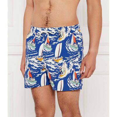 Tommy Hilfiger Szorty kąpielowe Regular Fit niebieski L Tommy Hilfiger Szorty kąpielowe Regular Fit niebieski L