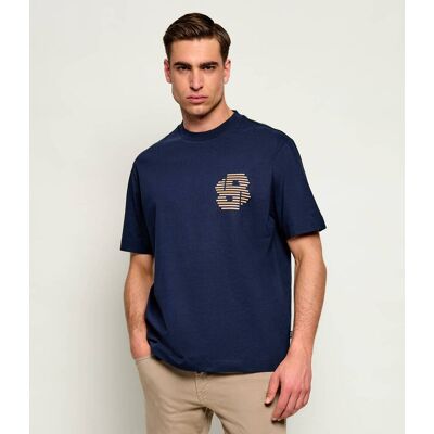 Boss BLACK T-shirt C-Tigerman 49 Regular Fit granatowy XXXL Boss BLACK T-shirt C-Tigerman 49 Regular Fit granatowy XXXL