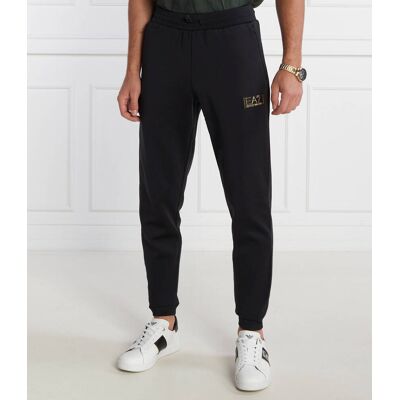 EA7 Spodnie dresowe Regular Fit czarny XXXL EA7 Spodnie dresowe Regular Fit czarny XXXL