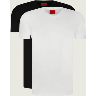 HUGO T-shirt 2-pack Hugo-V Slim Fit czarny XXXL HUGO T-shirt 2-pack Hugo-V Slim Fit czarny XXXL
