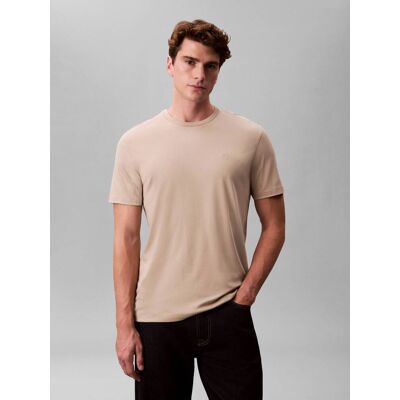 Calvin Klein T-shirt Regular Fit pima beżowy L Calvin Klein T-shirt Regular Fit pima beżowy L